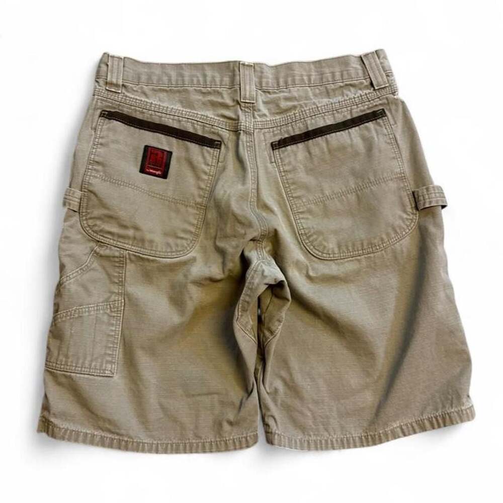 Wrangler Riggs Workwear Tan Utility Cargo Shorts